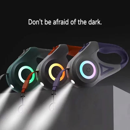 Kit Balade Été Pawtrail™ — Gourde, Laisse LED & Distributeur de Sacs pour Chien